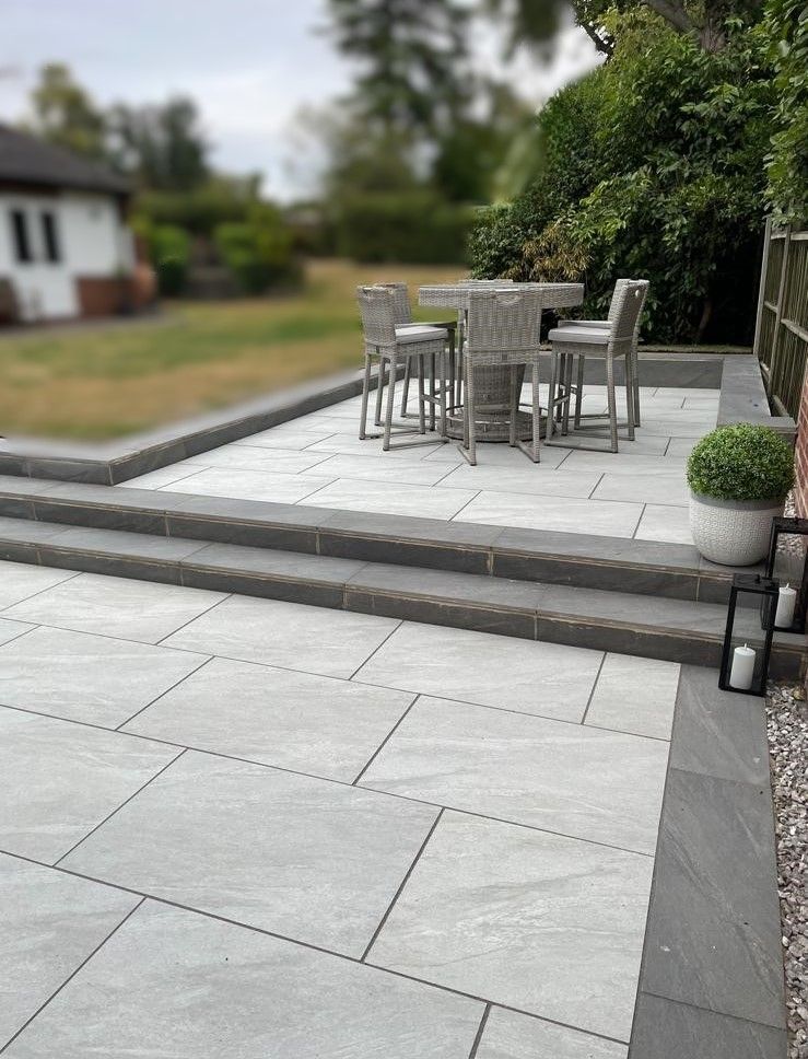Đá slate xám cắt quy cách lát sân – ảnh tham khảo 20