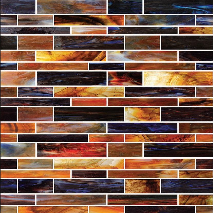 Mosaic thủy tinh chip vuông – ảnh tham khảo 12