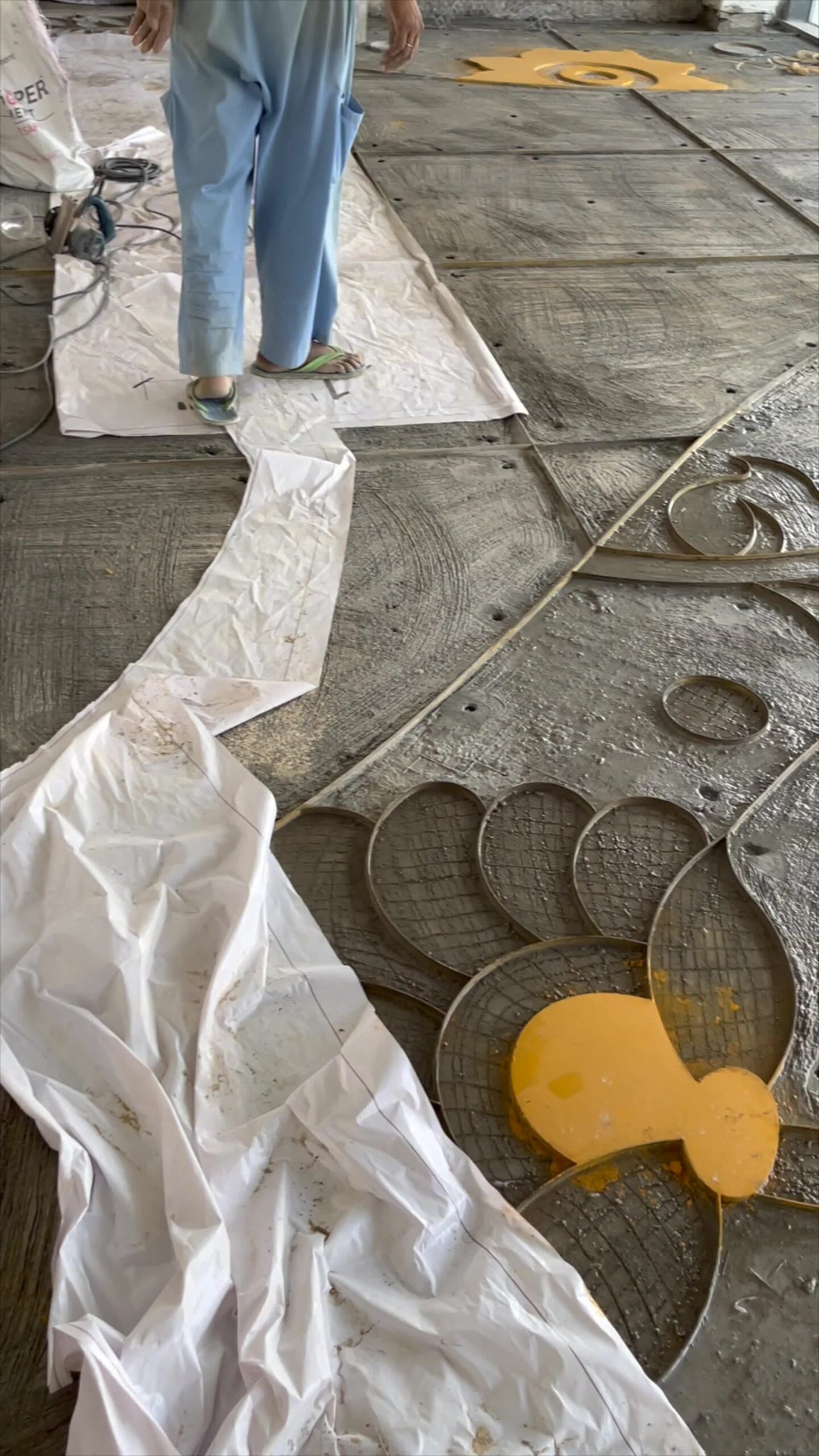 Gạch terrazzo tông be hoặc ấm lát nền – ảnh tham khảo 12