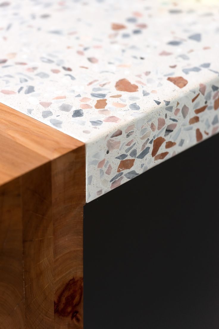 Gạch terrazzo pattern hoặc hạt lớn cho tường điểm nhấn – ảnh tham khảo 1