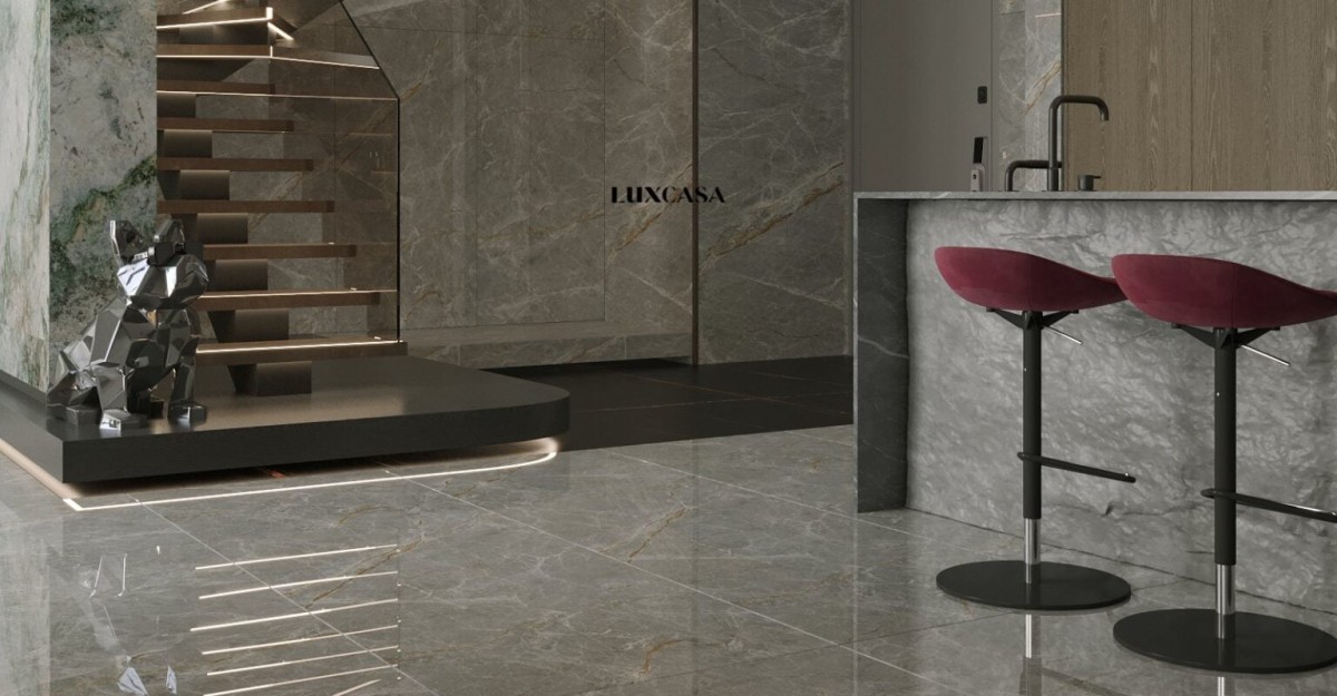 Mẫu gạch porcelain vân marble kích thước 600x1200