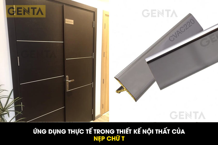 Nẹp chữ T hoặc kết thúc nhôm
